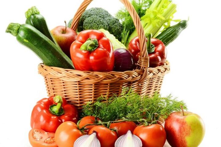 Кошница со зеленчук за диета „6 ливчиња