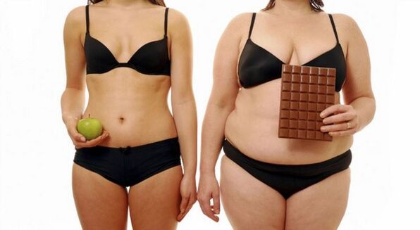 Губењето на вишокот килограми се случува со ограничување на внесот на калории